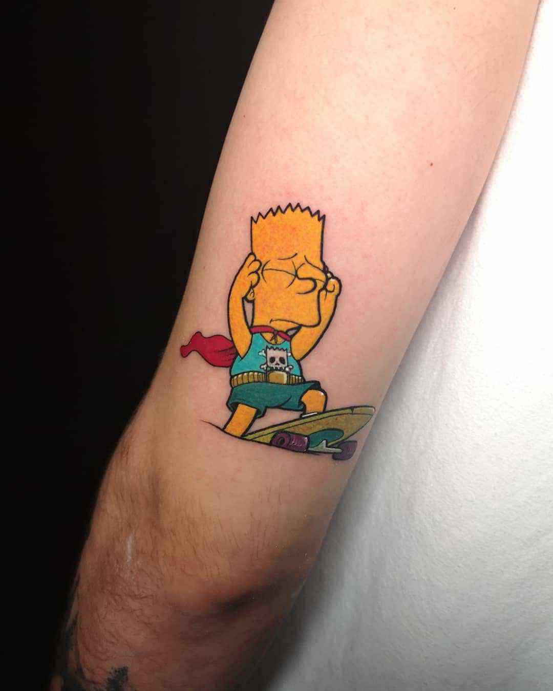 tattoo Bart Simpson