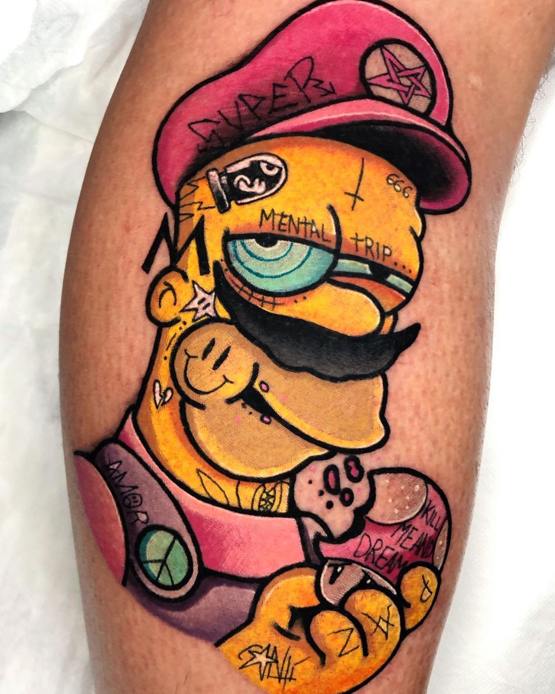 tattoo Homer Simpson.