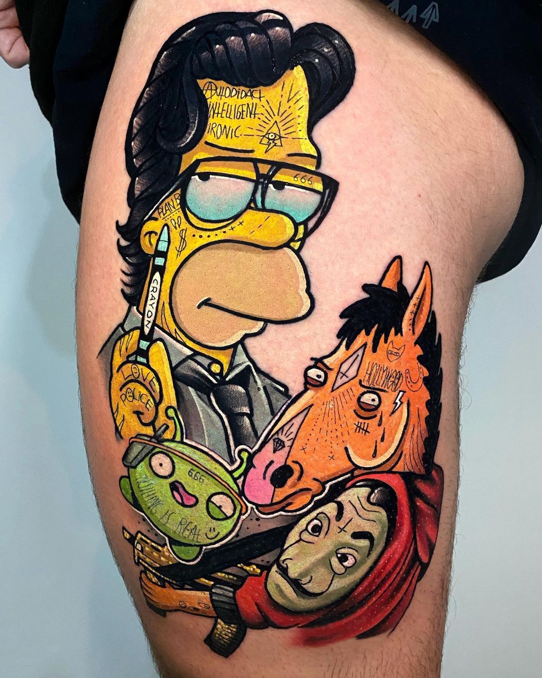 tattoo Homer Simpson.