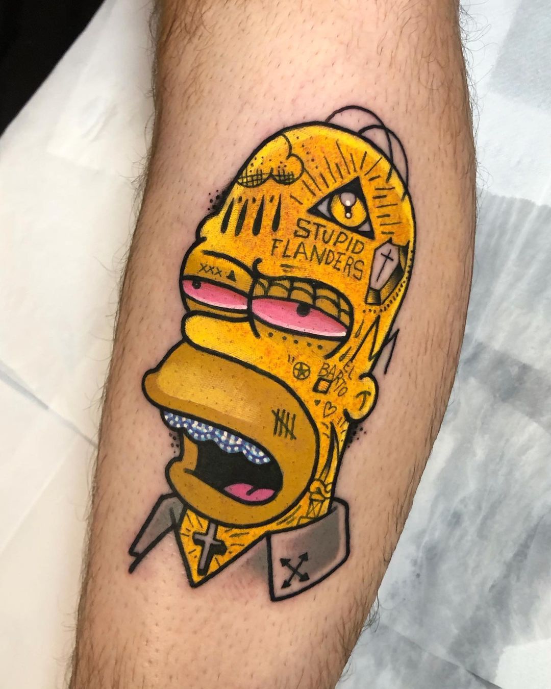 The Simpsons 200 The Best Tattoos Ever Inkppl