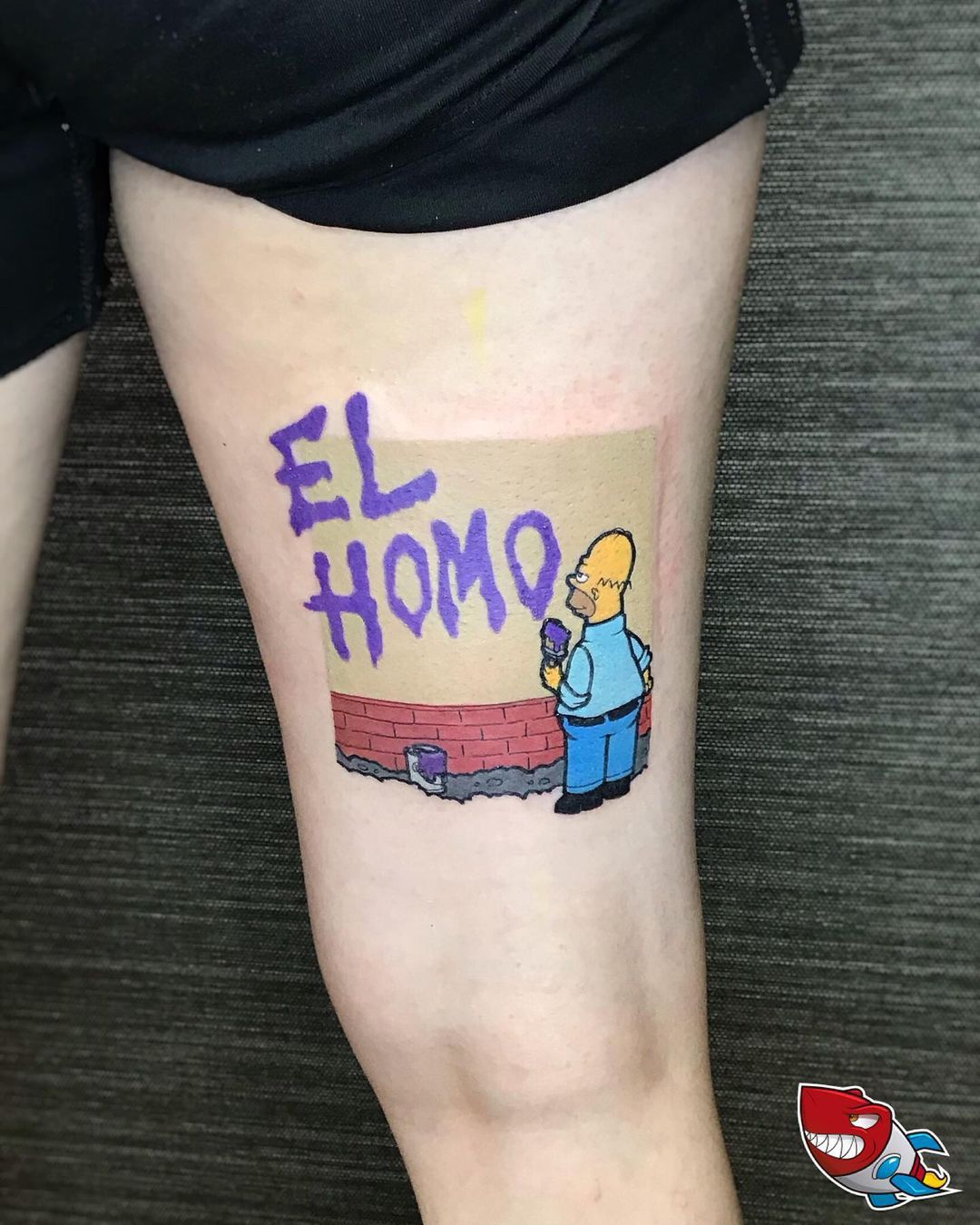 tattoo Homer Simpson Spanish
