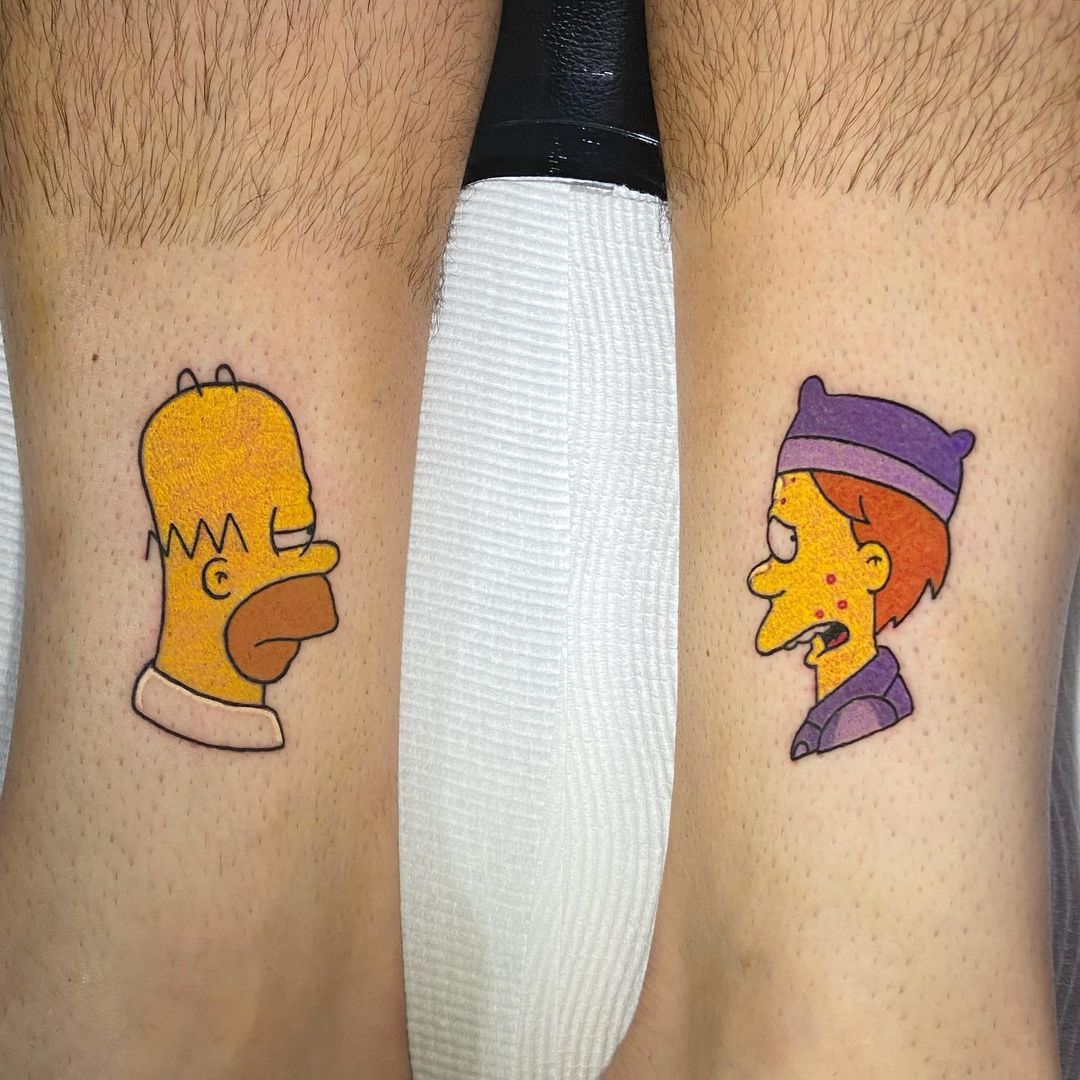 The Simpsons tattoo