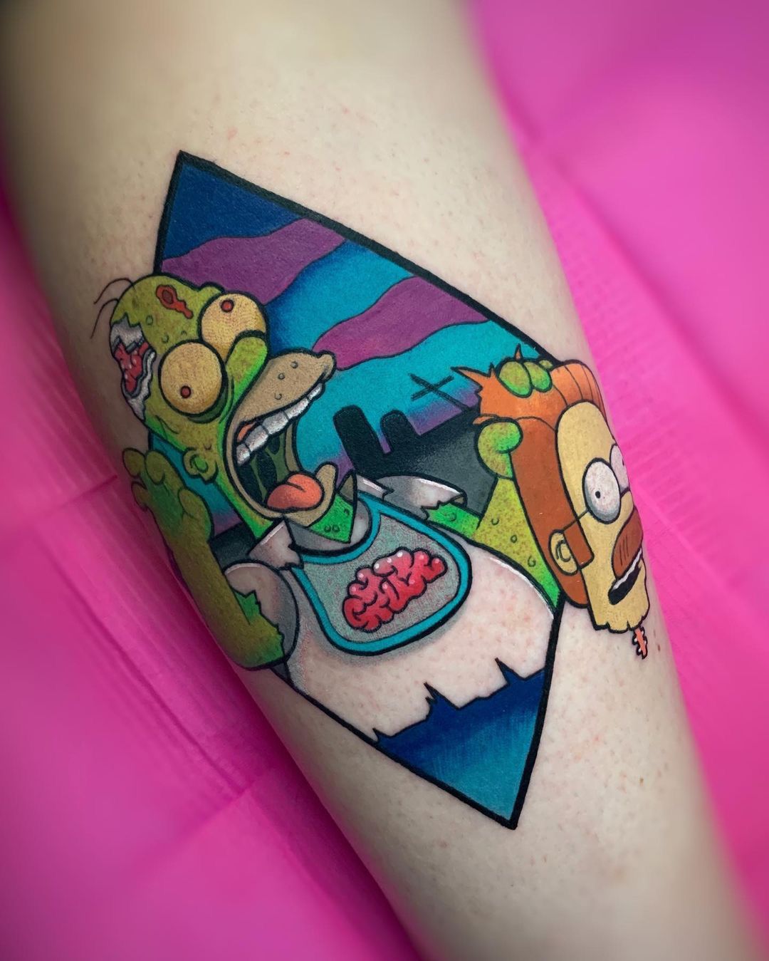 Yer Cheatn Heart Tattoo  Simpsons Treehouse of Horror tattoo by Darla