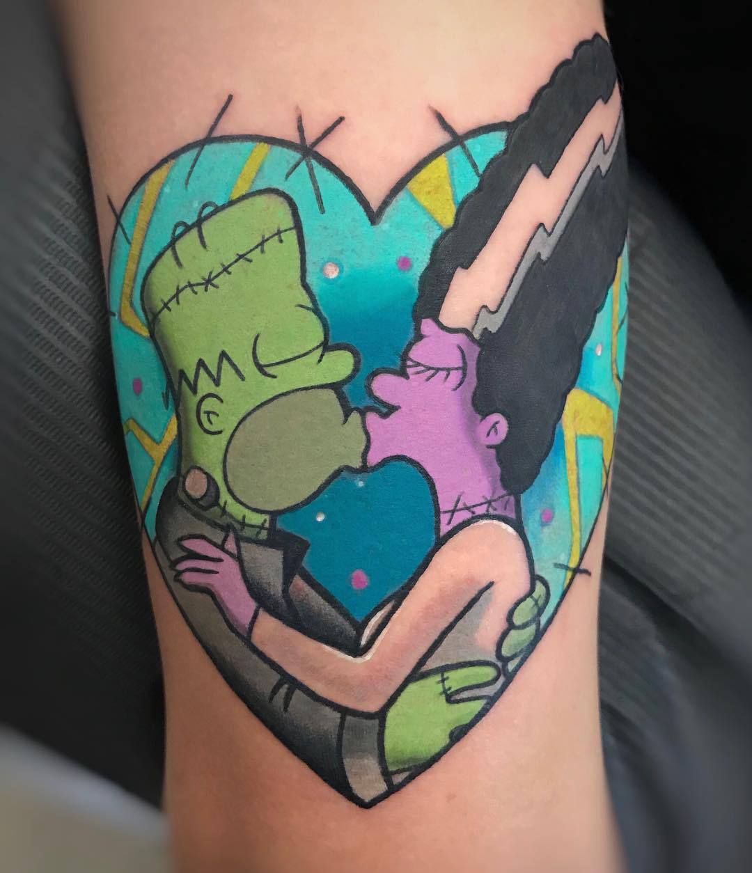 Halloween tattoo The Simpsons