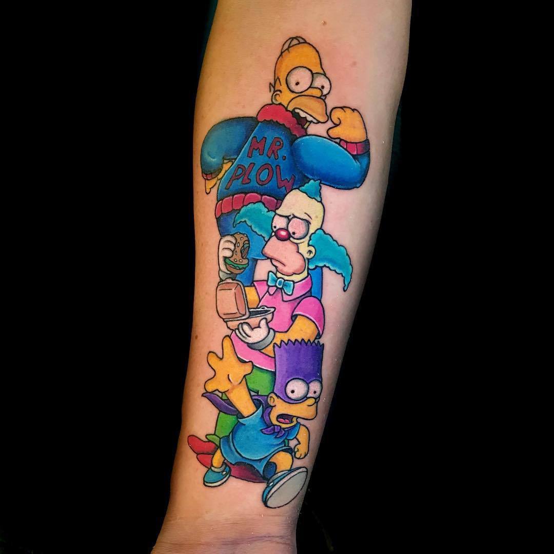 The Simpsons tattoo