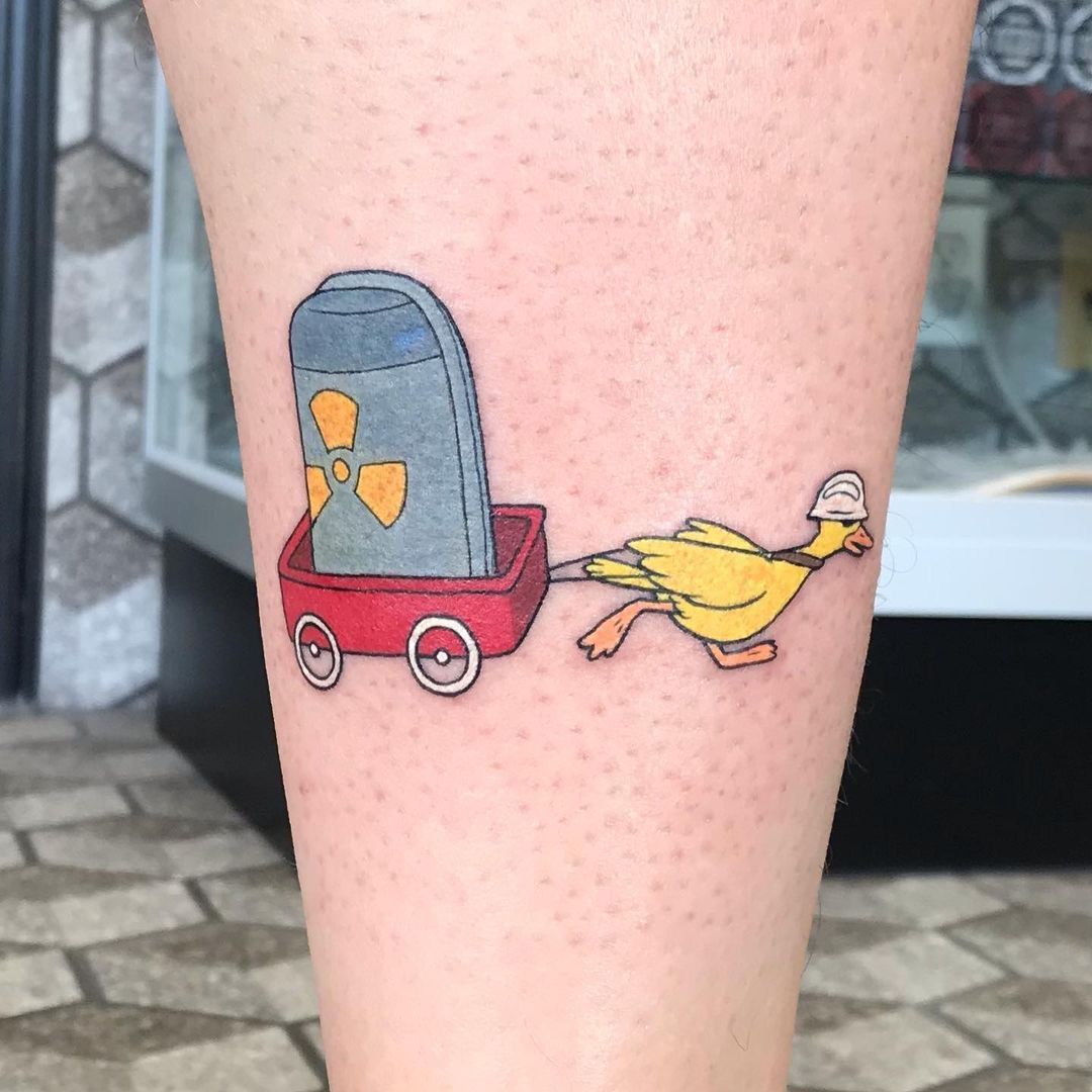 The Simpsons tattoo