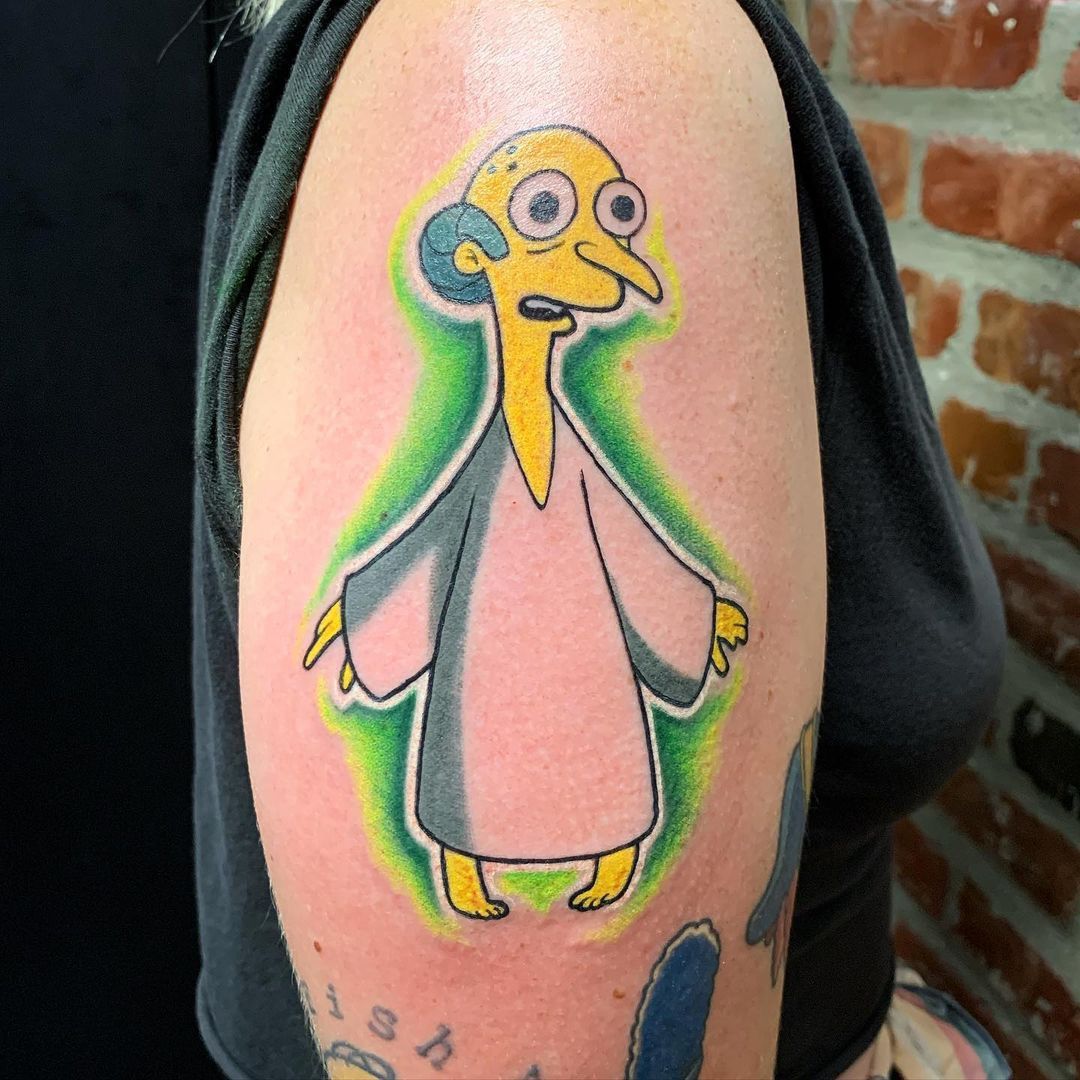 Mr. Burns tattoo