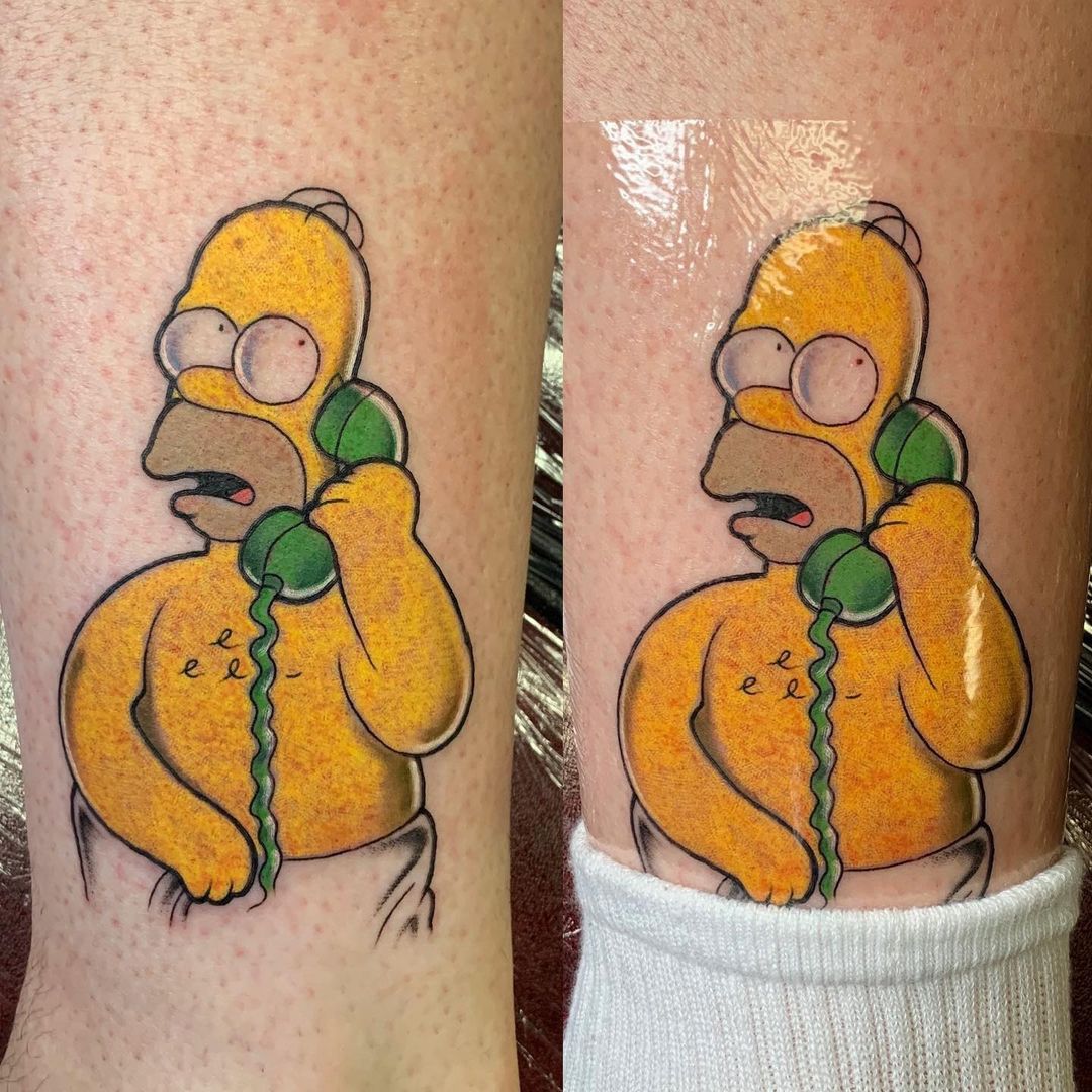 The Simpsons 200 The Best Tattoos Ever Inkppl