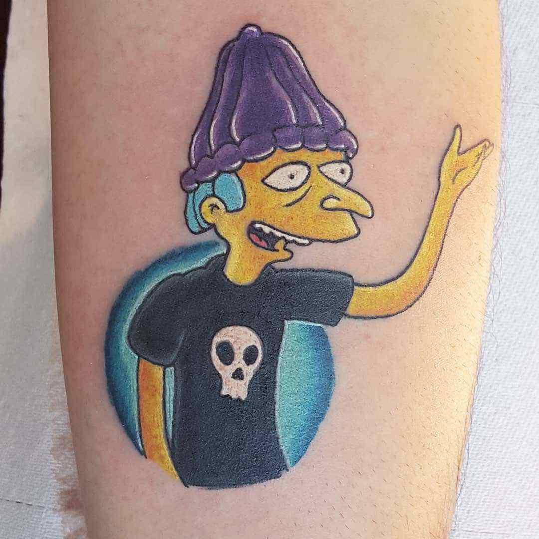 Mr. Burns is a rebel tattoo