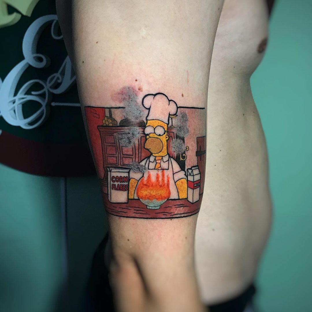 The Simpsons tattoo