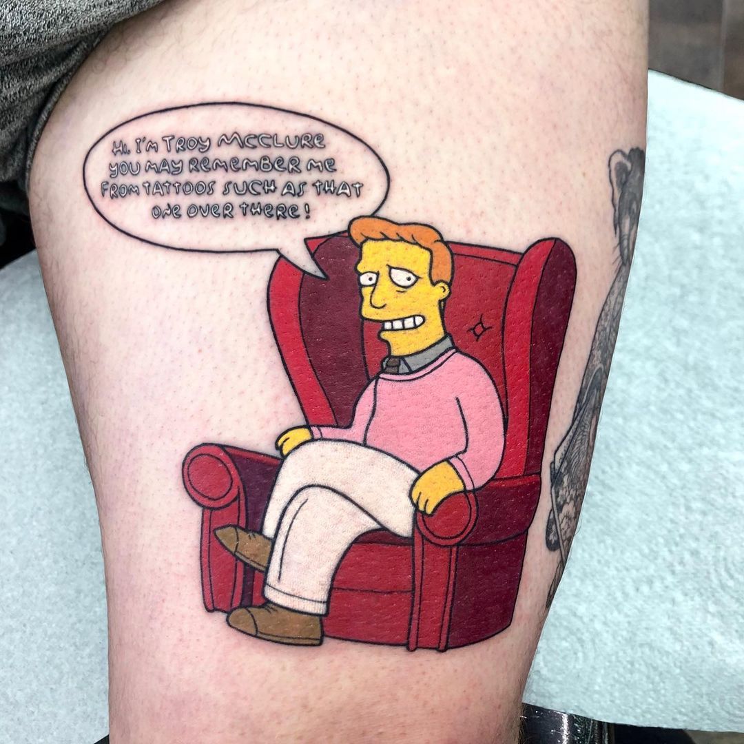 Troy McClure tattoo