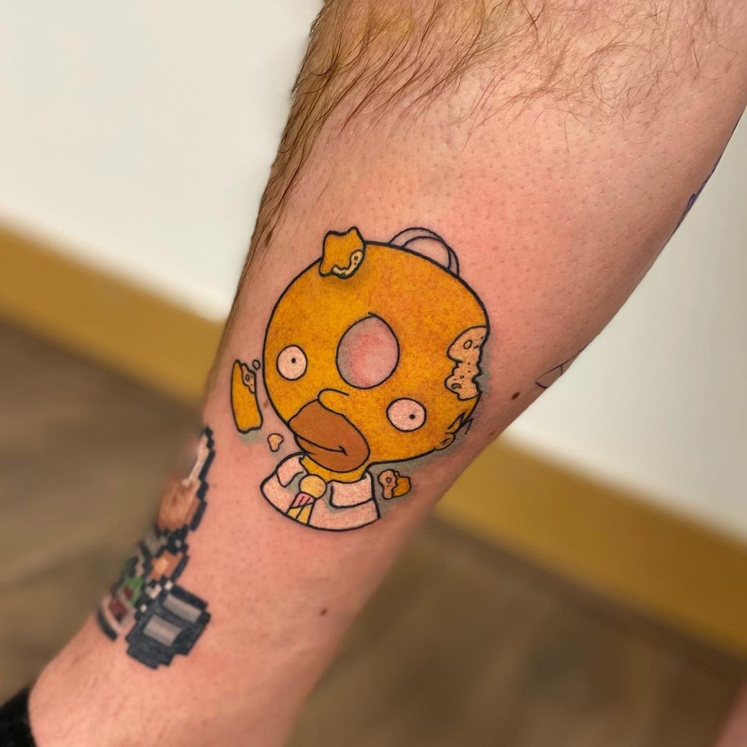 The Simpsons 200 The Best Tattoos Ever INKPPL   Whisperstattoo 131443425 1452563051601016 7305203495064167626 N 