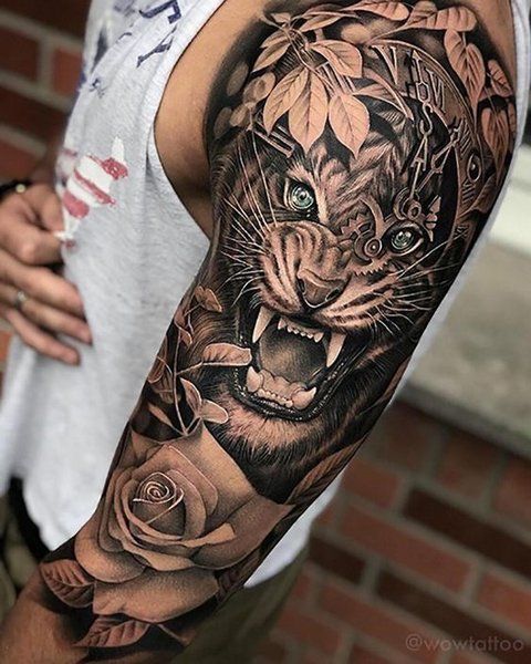 Татуировки тигр: значение и 122 фото и эскизов