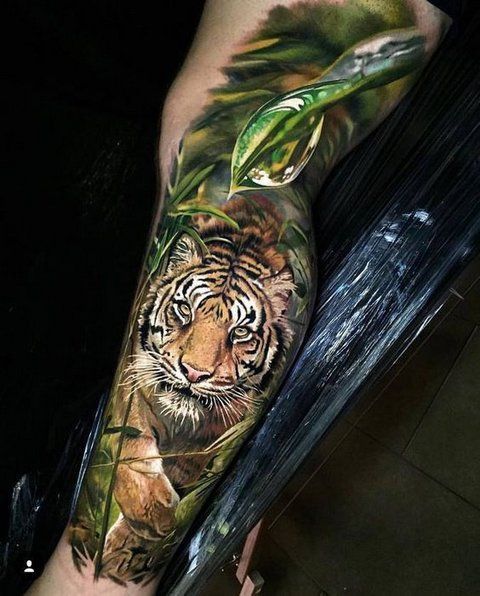 Татуировки с тигром