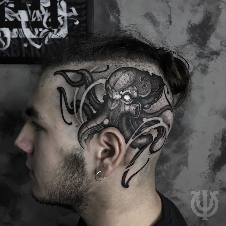 Тату мастер Аглюкс, черно-серая графика тату | Ростов-на-Дону, Россия