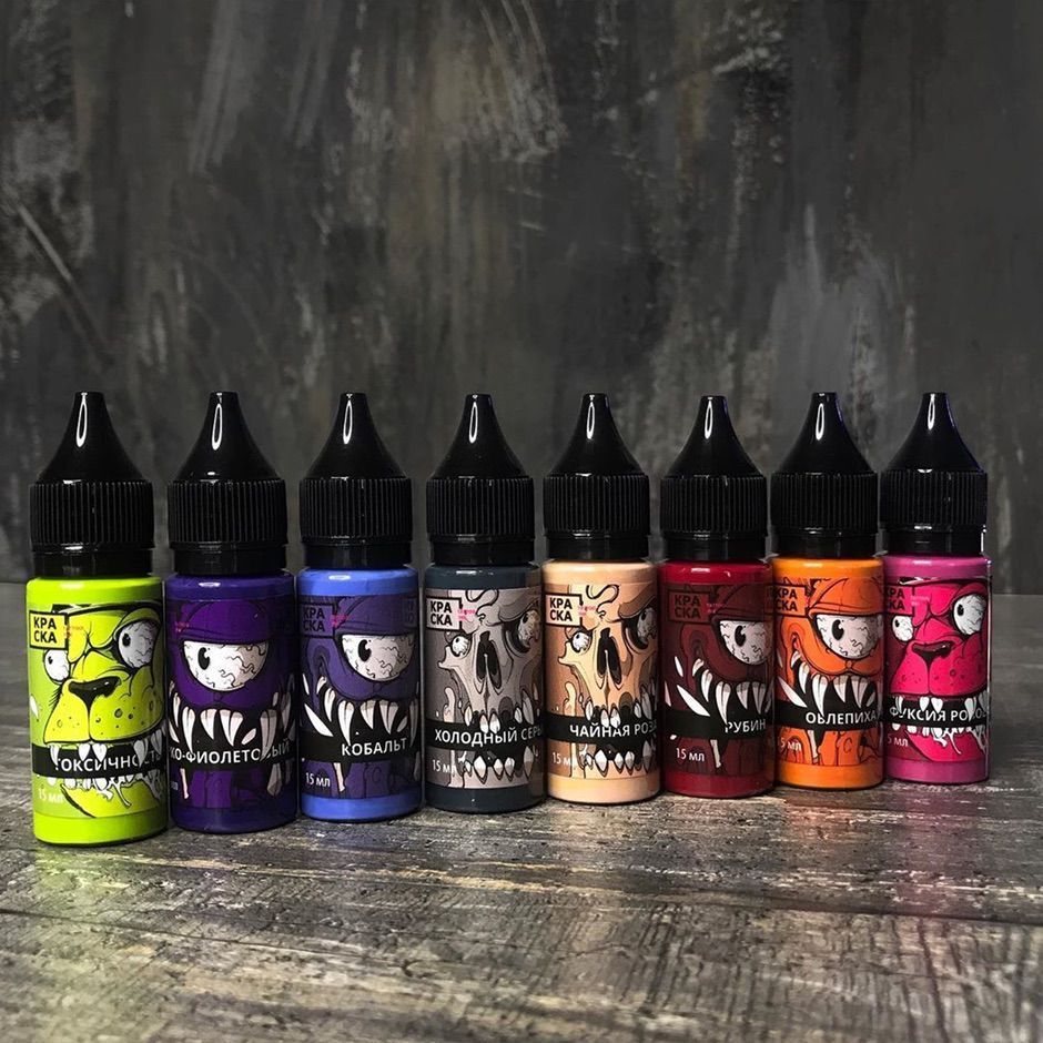 Аглюкс тату сет от КРАСКА Tattoo Ink