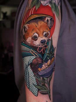 Neotraditional tattoo