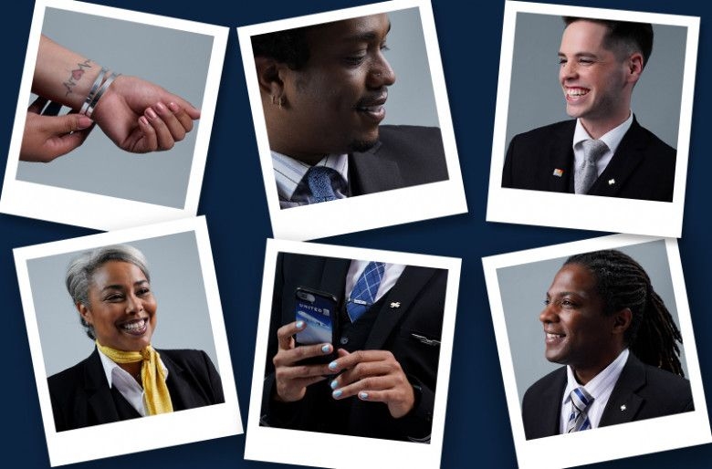 联合航空允许空乘人员纹身