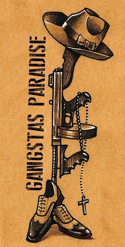 街头匪徒的天堂纹身
