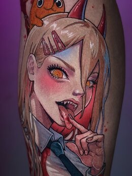 Anime tattoo