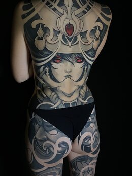 Neojapanese tattoo