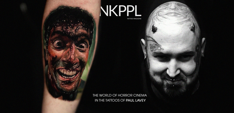 Paul LaVey 纹身中的恐怖电影世界