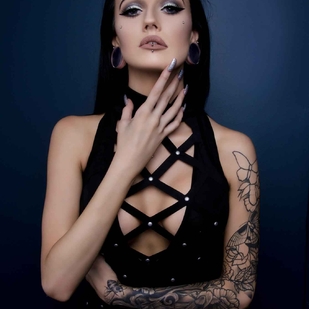 🔥 热门照片、模特作品集  #6437 纹身模特 Cloe Raven