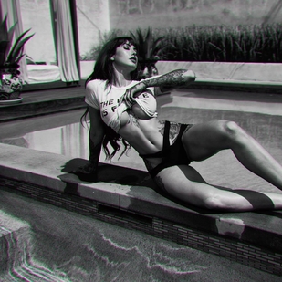 🔥 热门照片、模特作品集  #34379 纹身模特 Misty