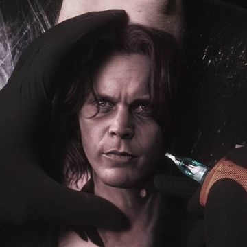 12 件出色的黑灰色写实肖像纹身作品 由 Ralf Nonnweiler 创作