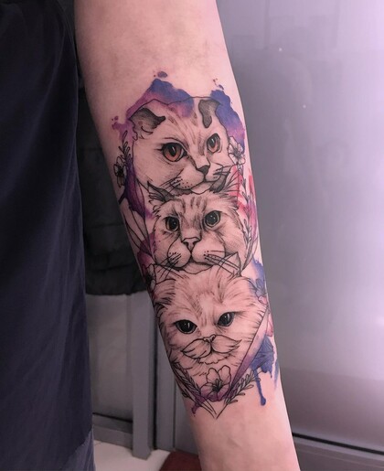 纹身灵感 #49925 纹身师 Tatyana Karpenko