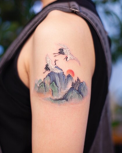 纹身灵感 # 纹身师 Franky Yang