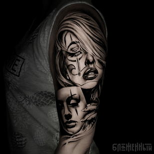 🔥 热门照片、模特作品集  #63876 纹身师 Vasiliy Blazhennyy