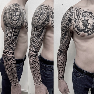 🔥 热门照片、模特作品集  #63912 纹身师 Andrey Kononov