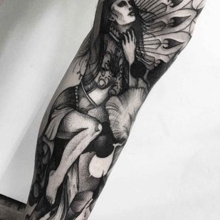 🔥 热门照片、模特作品集  #9016 纹身师 Kelly Violet