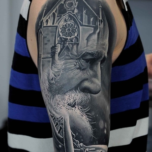 🔥 热门照片、模特作品集  #8542 纹身师 Evgeniy U-Gene Goryachiy