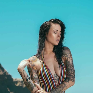 🔥 热门照片、模特作品集  #8788 纹身模特 Alysha Nett