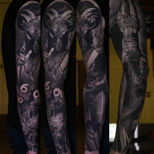 🔥 热门照片、模特作品集  #8014 纹身师 Den Yakovlev