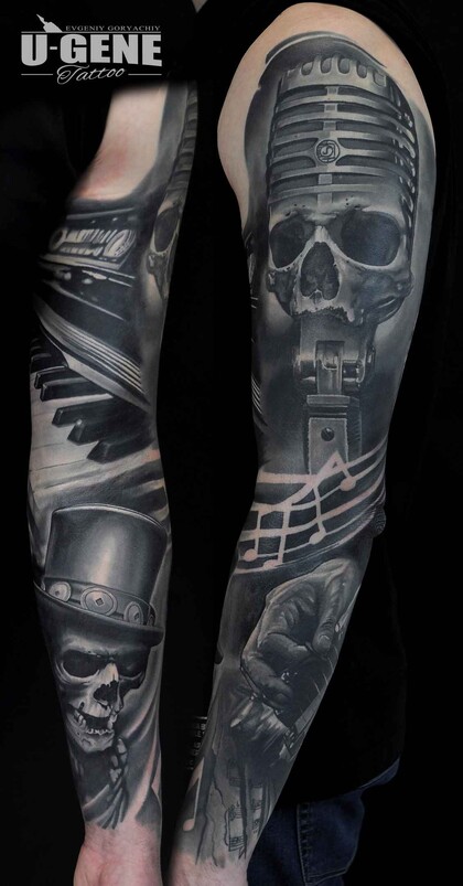 纹身灵感 #8545 纹身师 Evgeniy U-Gene Goryachiy