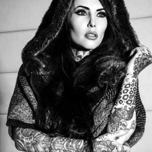 🔥 热门照片、模特作品集  #9450 纹身模特 Makani Terror