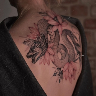 🔥 热门照片、模特作品集  #53384 纹身师 Varvara Romanchuk