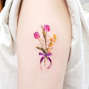 🔥 热门照片、模特作品集  #53425 纹身师 Tilda Tattoo