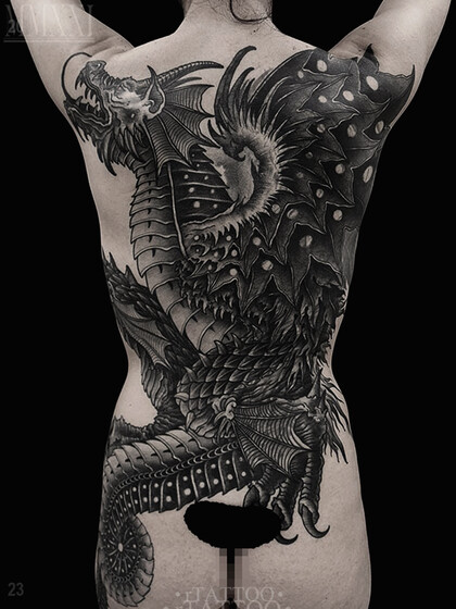 纹身灵感 # 纹身师 ROMAN MIGURA