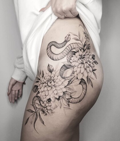 纹身灵感 #39281 纹身师 Dorota Masalska