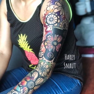 🔥 热门照片、模特作品集  #53633 纹身师 Harey Snaut