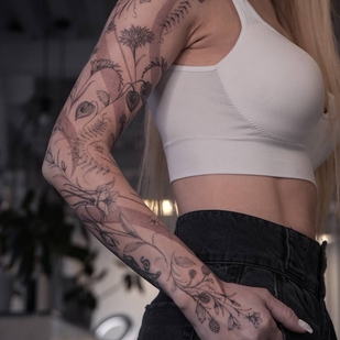 🔥 热门照片、模特作品集  #66441 纹身师 Aleksandra Kopina