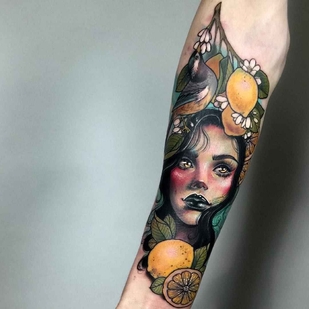 🔥 热门照片、模特作品集  #20282 纹身师 Hannah Flowers