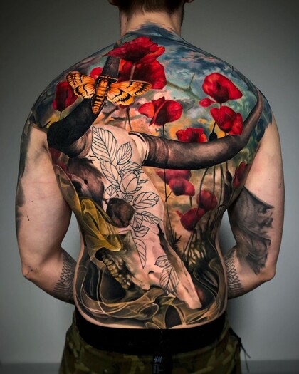 纹身灵感 #54219 纹身师 Allen Brunn