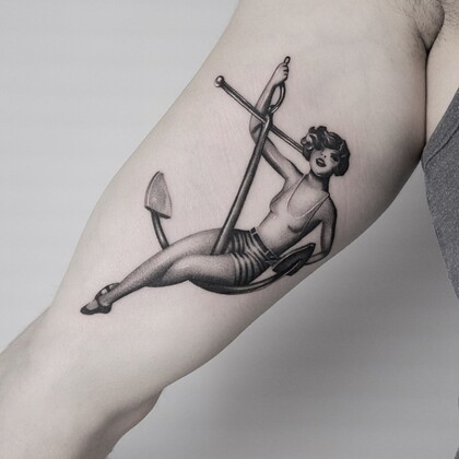 纹身灵感 #54293 纹身师 Suchaiglatattoo