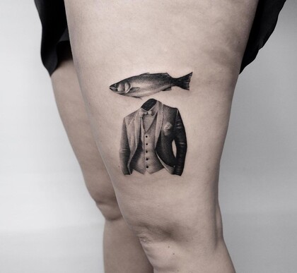 纹身灵感 #54295 纹身师 Suchaiglatattoo