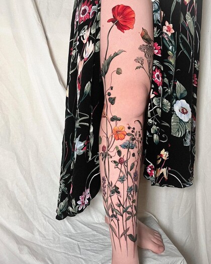 纹身灵感 # 纹身师 Vanessa Core